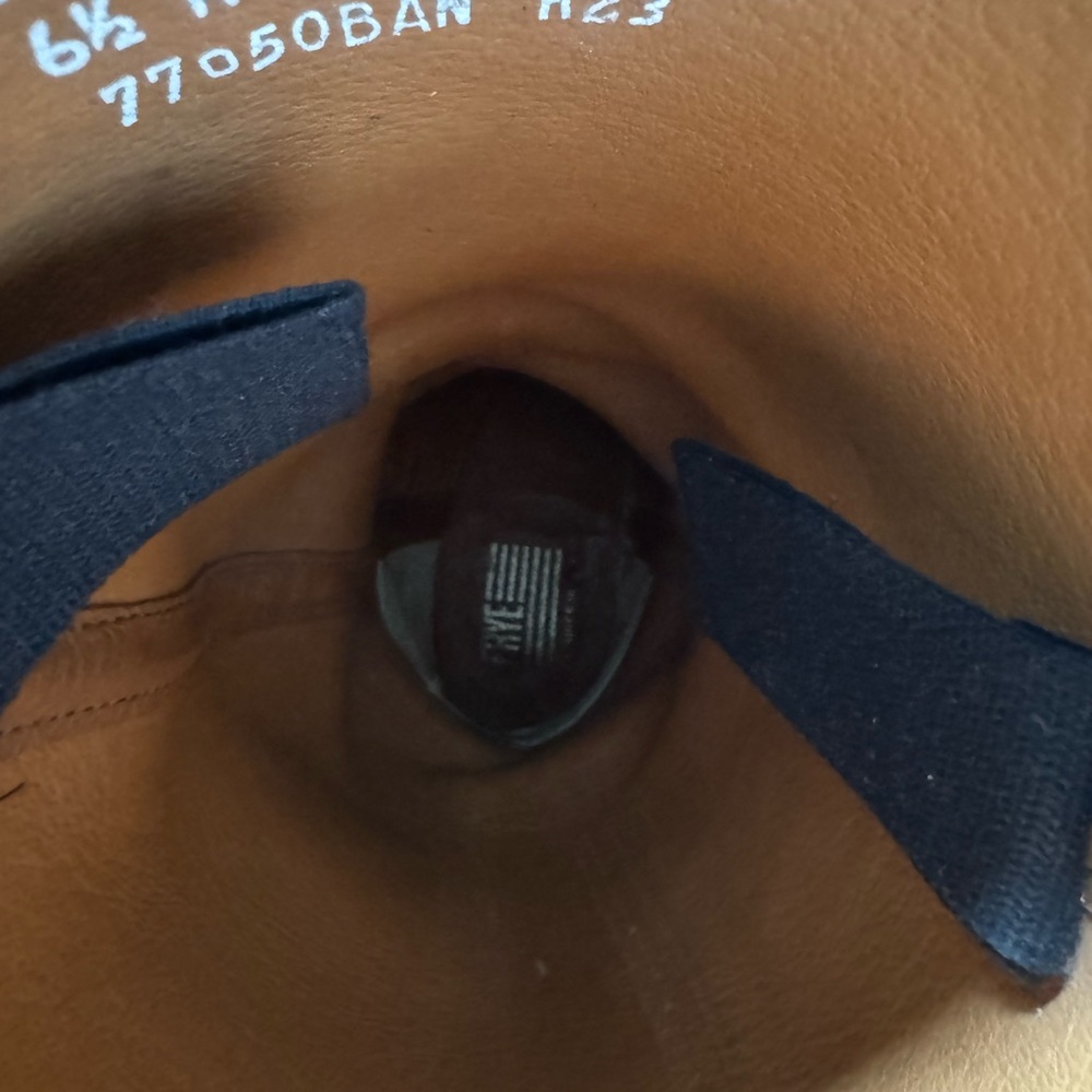 Frye Yellow Leather Campus Boots - Picture 7 of 9